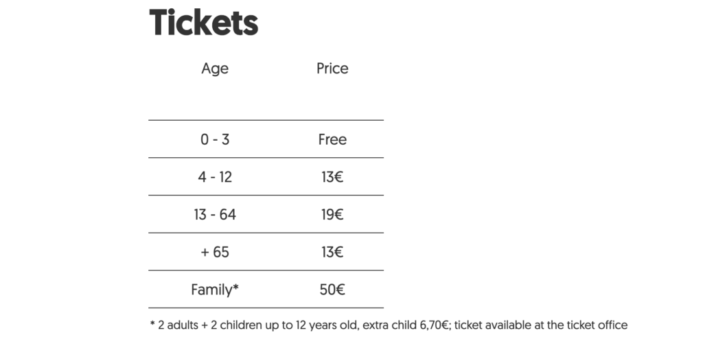 Стоимость билетов в океанариум